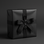 Midnight Black wrapping paper mockup 2