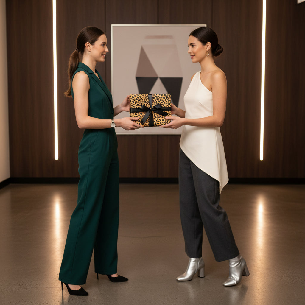 Fierce Feline Fur: Luxury Gift Wrap