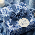 Peony Porcelain: Chinoiserie Floral Wrapping Paper
