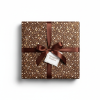 Neutral Dot Delight: Luxury Gift Wrap
