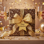 Neutral Dot Delight: Luxury Gift Wrap