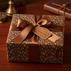 Neutral Dot Delight: Luxury Gift Wrap