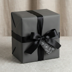 Charcoal wrapping paper mockup 2