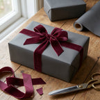 Charcoal wrapping paper mockup 12