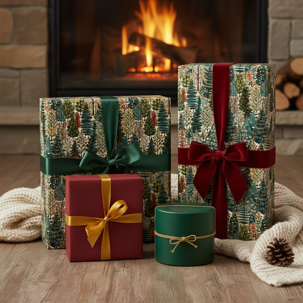 Whimsical Winter Woods: Christmas Gift Wrap