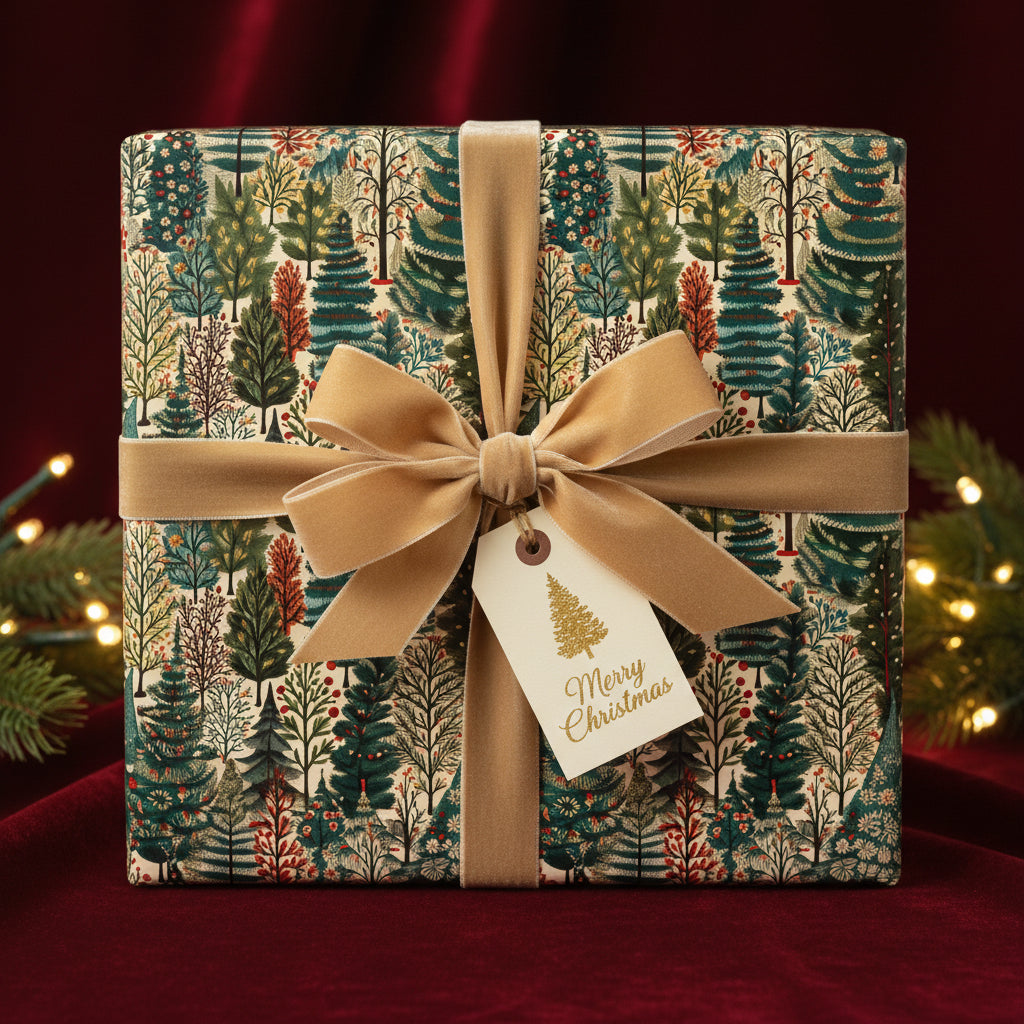 Whimsical Winter Woods: Christmas Gift Wrap