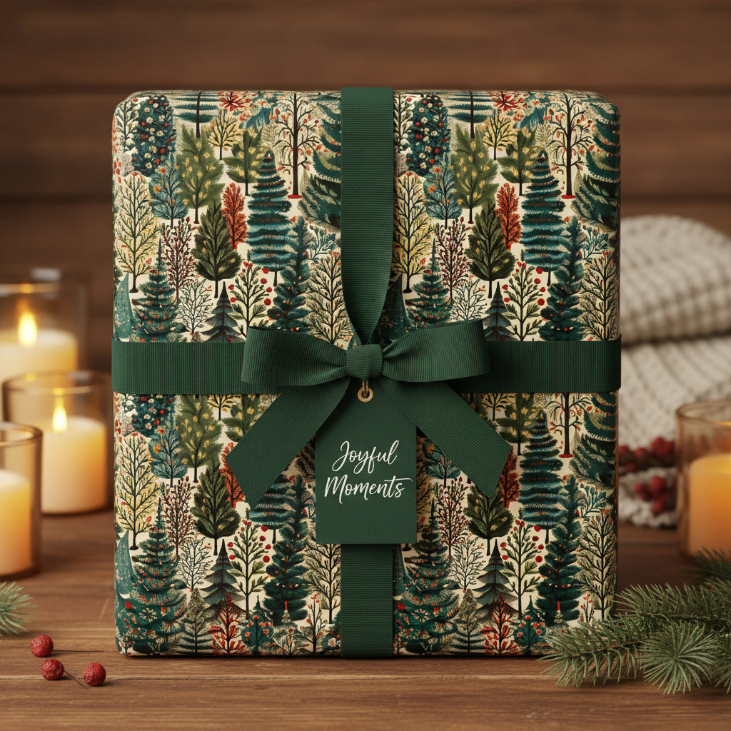 Whimsical Winter Woods: Christmas Gift Wrap