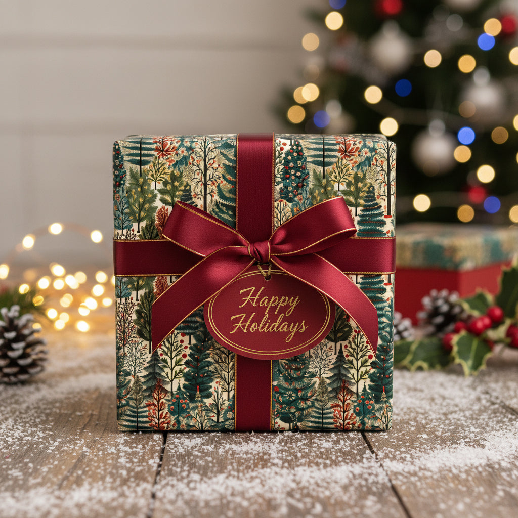 Whimsical Winter Woods: Christmas Gift Wrap