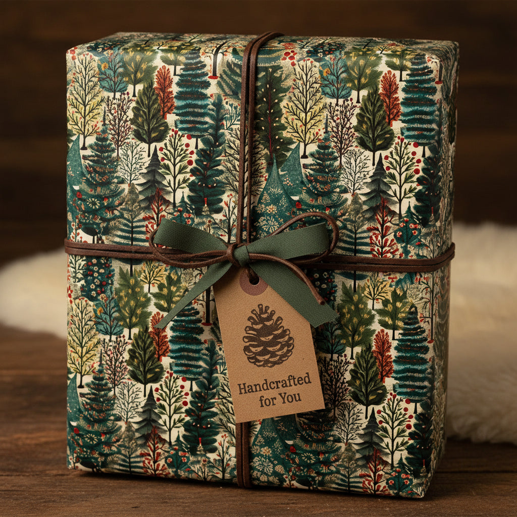 Whimsical Winter Woods: Christmas Gift Wrap