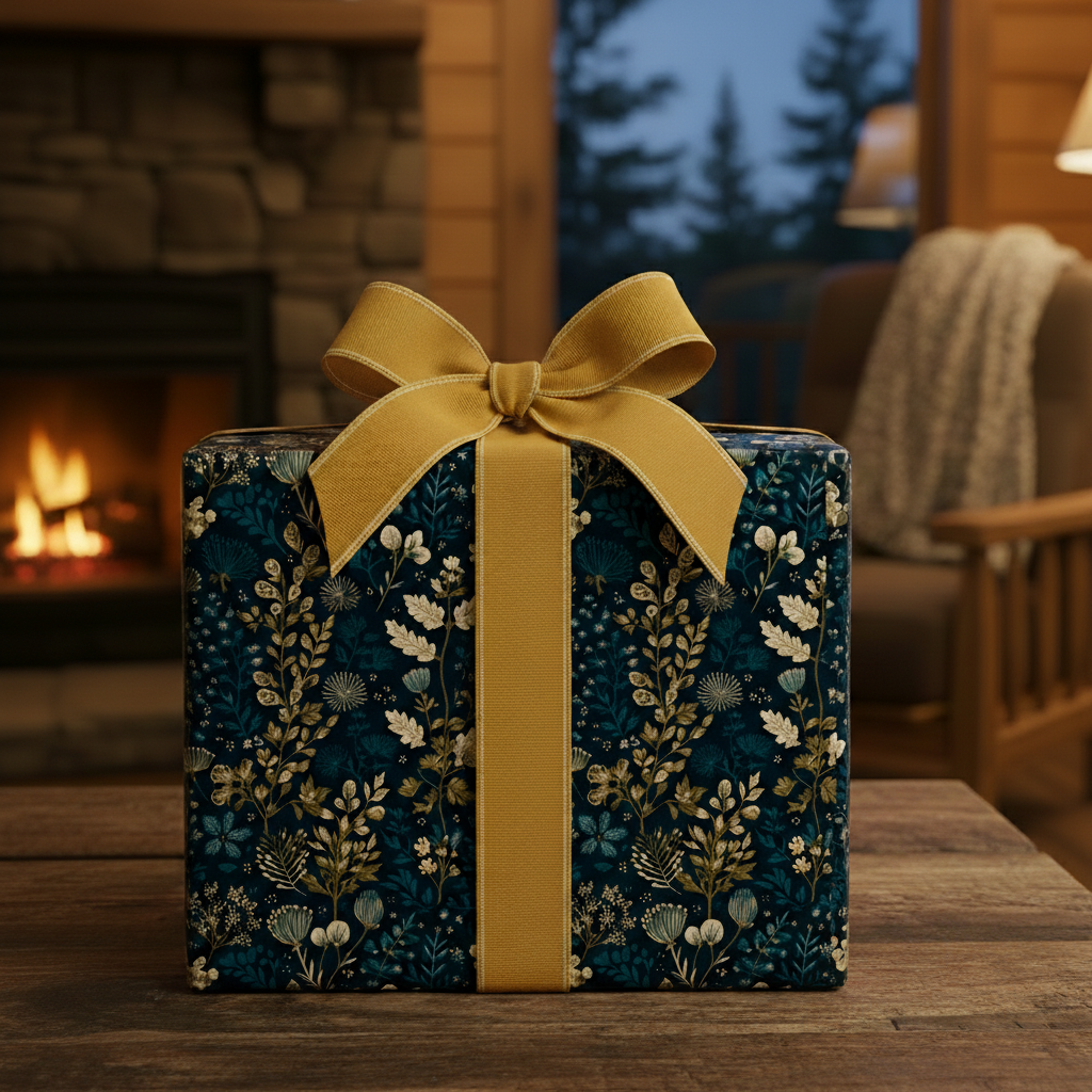 Deep Beauty: Blue Gift Wrap