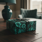 Timeless Teal Blooms: Floral Gift Wrap