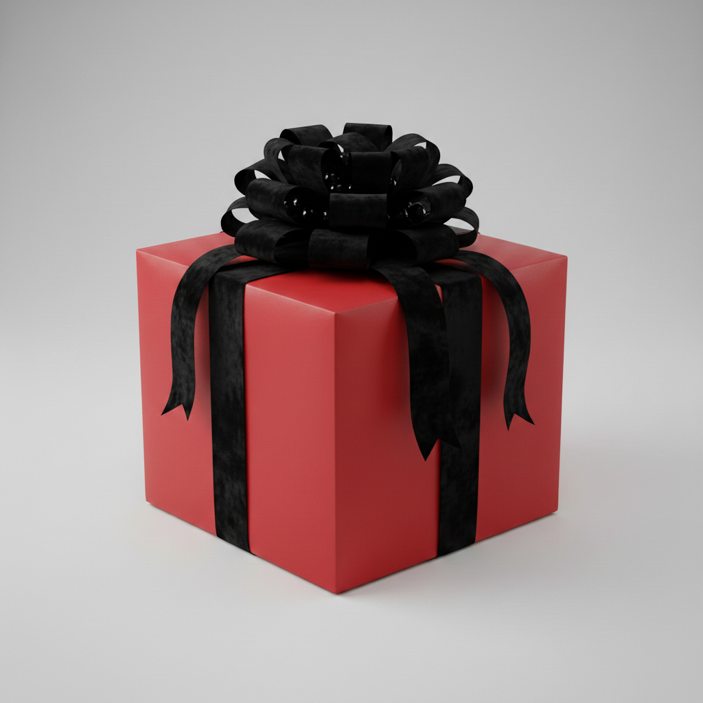 Firebrick wrapping paper mockup 2