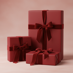 Firebrick wrapping paper mockup 4