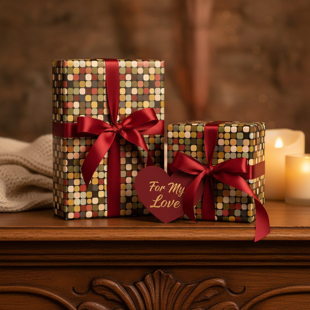 Modern Geometric Block Party: Premium Gift Wrap