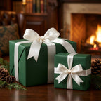 Hunter Green wrapping paper mockup 3