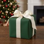 Hunter Green wrapping paper mockup 5