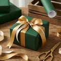 Hunter Green wrapping paper mockup 12