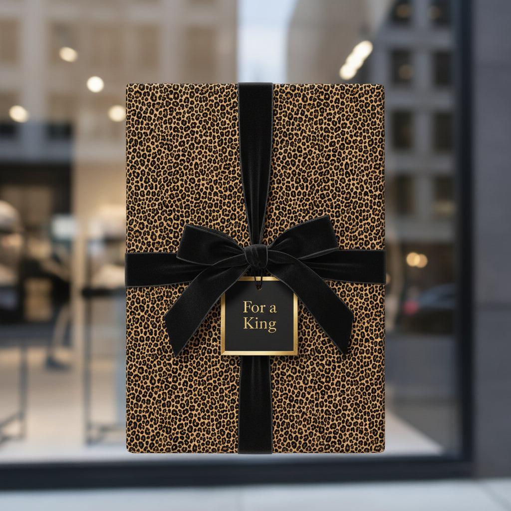 Leopard Luxuries: Animal Print Wrapping Paper