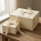 Linen wrapping paper mockup 8