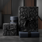 Foliage Shadows: Dark Gift Wrap