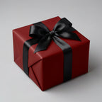 Deep Maroon wrapping paper mockup 2