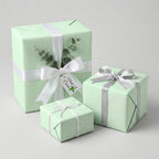 Mint Cream wrapping paper mockup 1