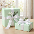Mint Cream wrapping paper mockup 3