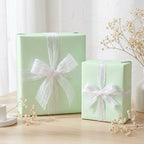 Mint Cream wrapping paper mockup 8
