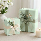 Mint Cream wrapping paper mockup 11