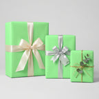 Mint Green wrapping paper mockup 1