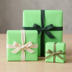 Mint Green wrapping paper mockup 7
