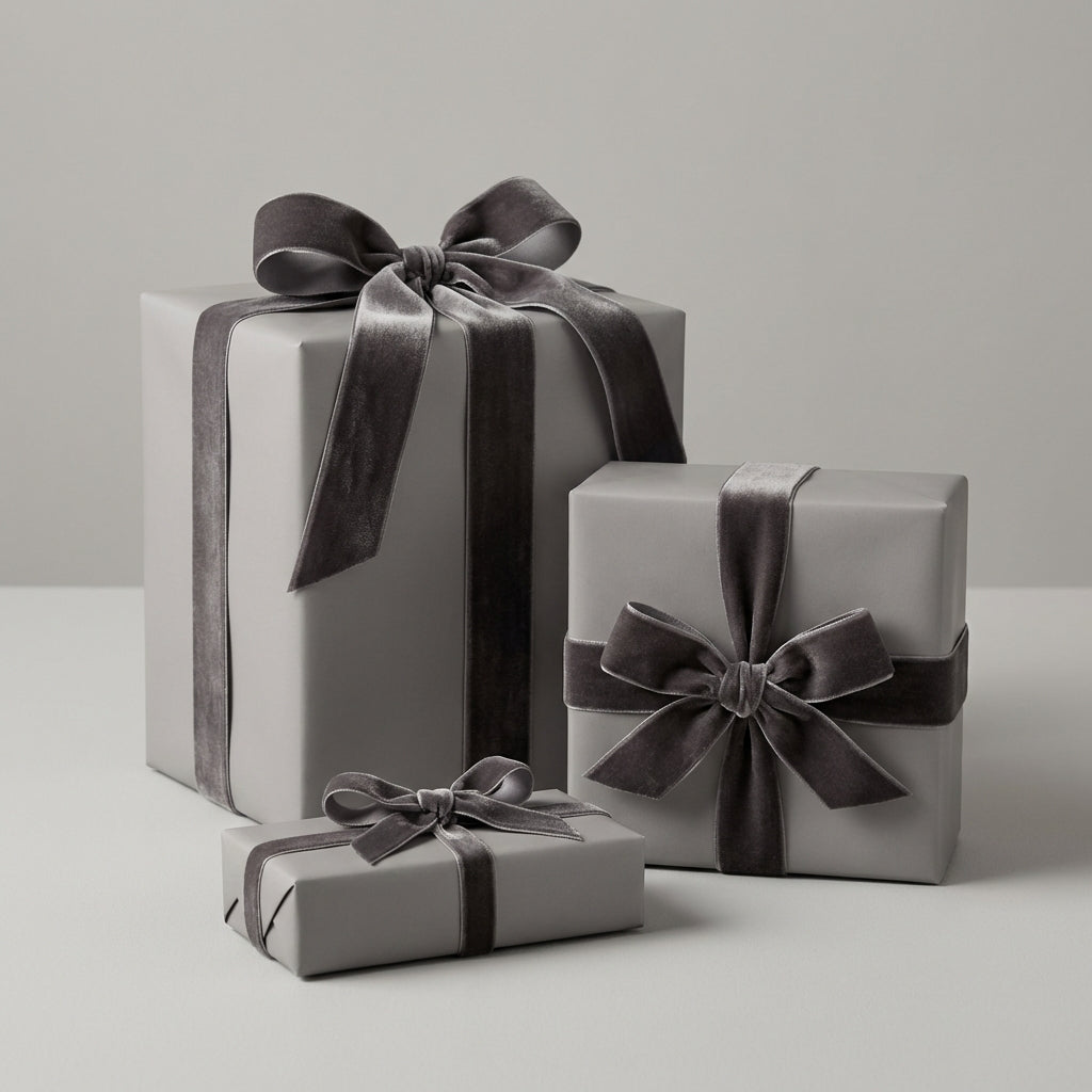 Pewter wrapping paper mockup 4