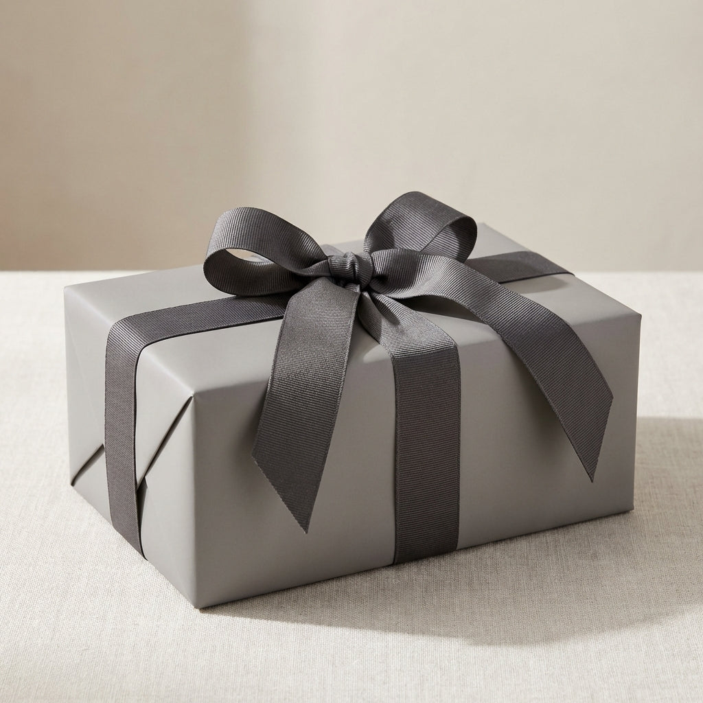 Pewter wrapping paper mockup 5