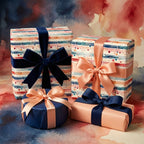 Playful Painted Party: Birthday Wrapping Paper