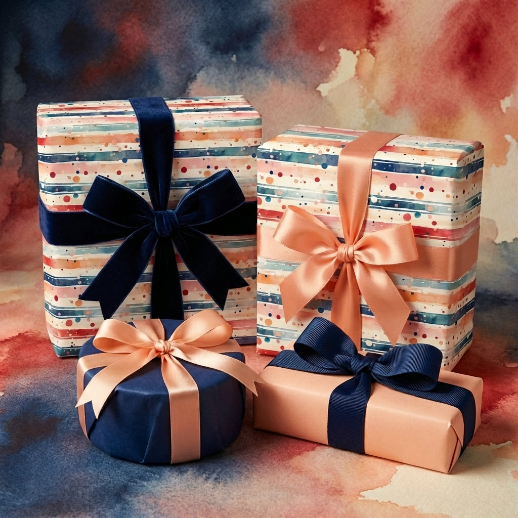 Playful Painted Party: Birthday Wrapping Paper