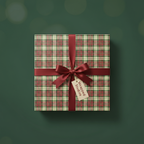 Merry Plaid: Christmas Gift Wrap
