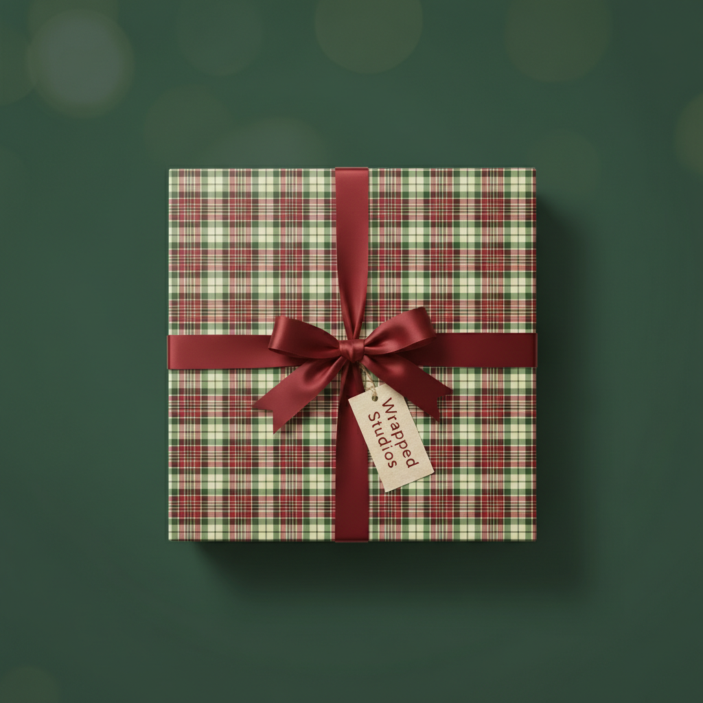 Merry Plaid: Christmas Gift Wrap