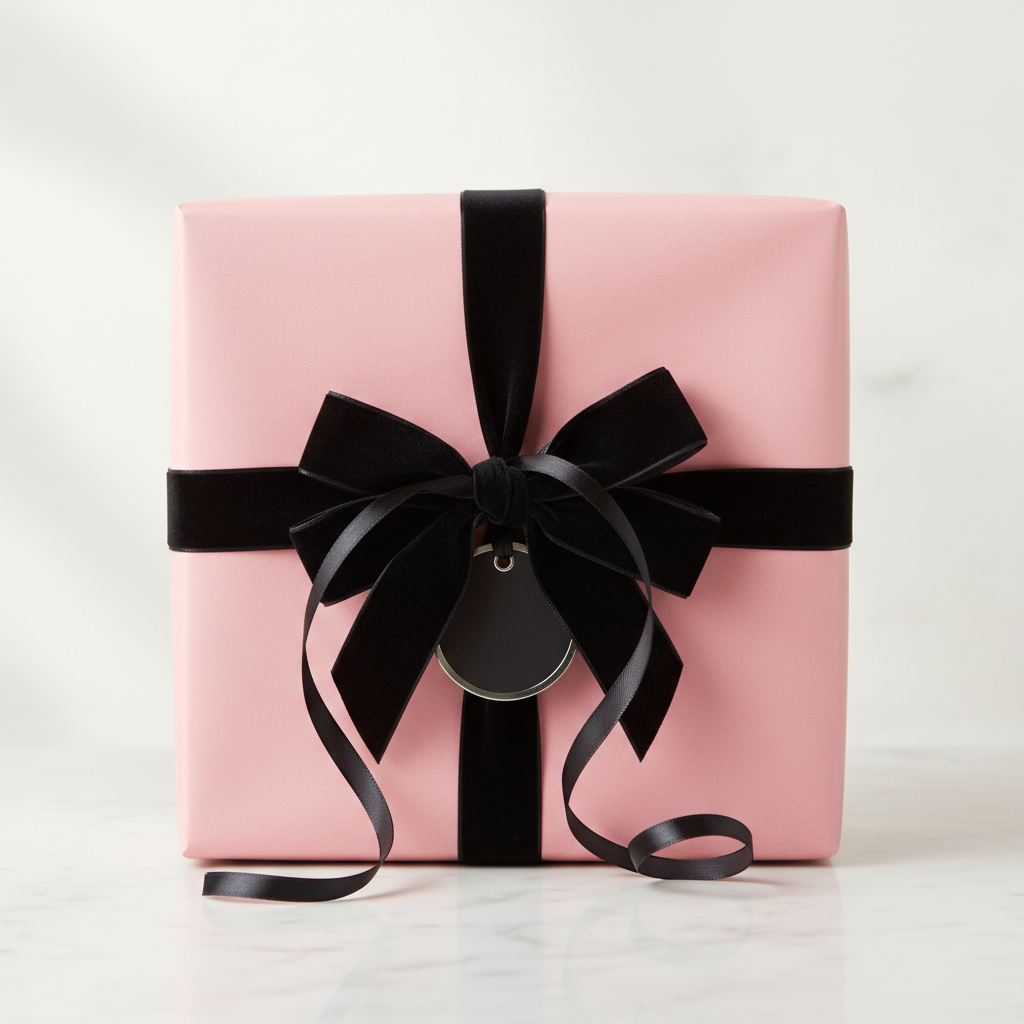 Rose Petal wrapping paper mockup 2