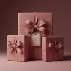 Rose Petal wrapping paper mockup 9