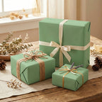 Sage wrapping paper mockup 10