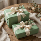 Sage wrapping paper mockup 11