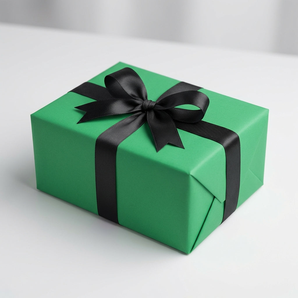 Seafoam wrapping paper mockup 2