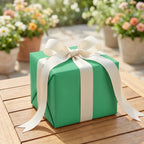 Seafoam wrapping paper mockup 5