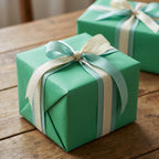 Seafoam wrapping paper mockup 6