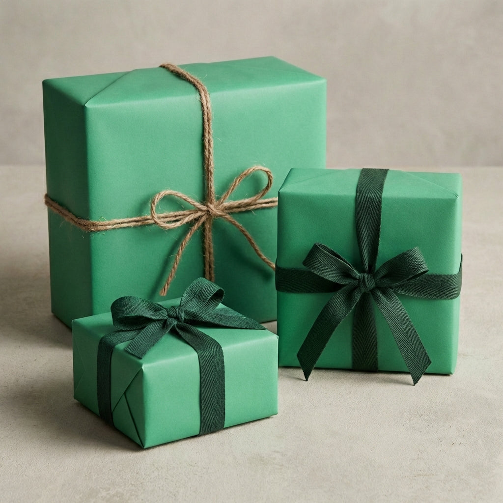 Seafoam wrapping paper mockup 7