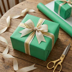 Seafoam wrapping paper mockup 12