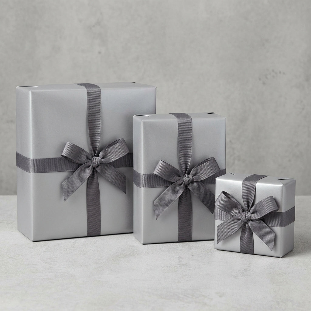 Sterling Silver wrapping paper mockup 7