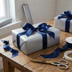 Sterling Silver wrapping paper mockup 12