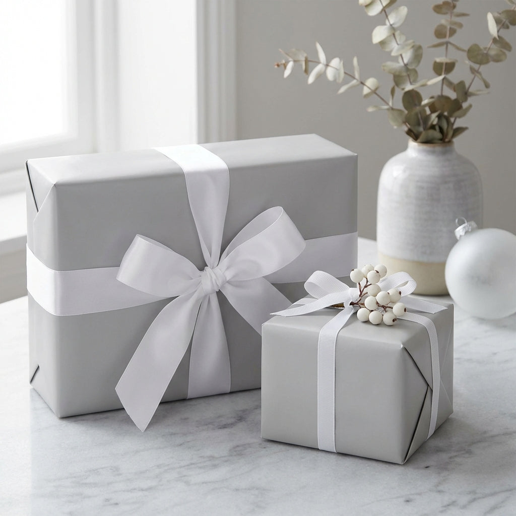 Silver Fog wrapping paper mockup 3