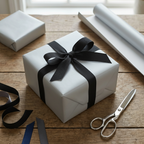 Silver Fog wrapping paper mockup 12